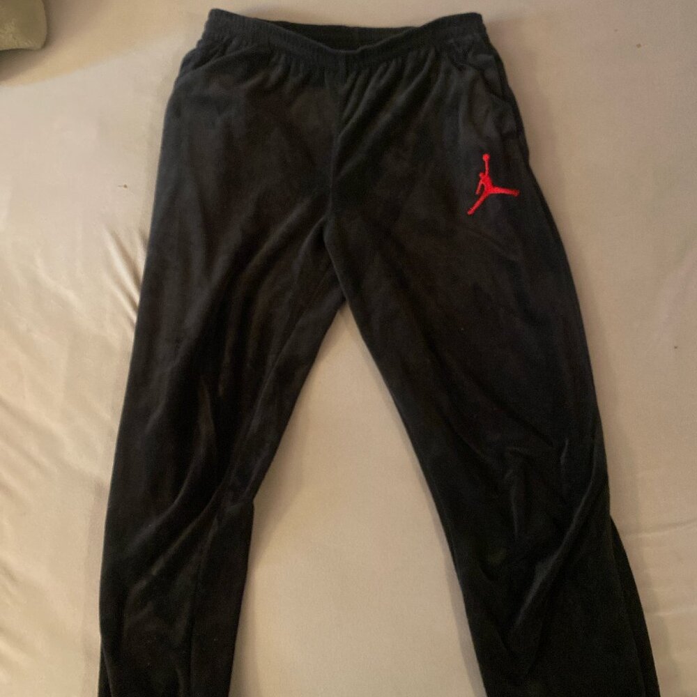 nike air jordan velour velvet pants
